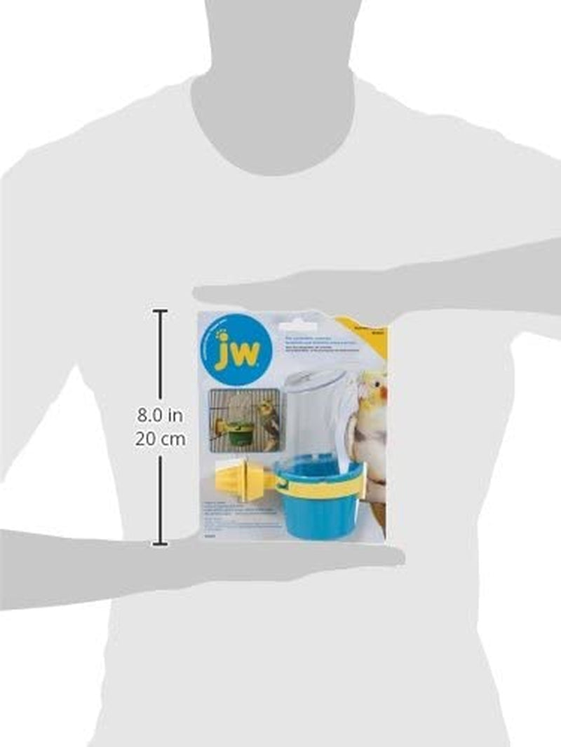 Pet Bird Cage Clean Cup Feeder & Water Cup Bird Accessory, Medium (Assorted Colors)
