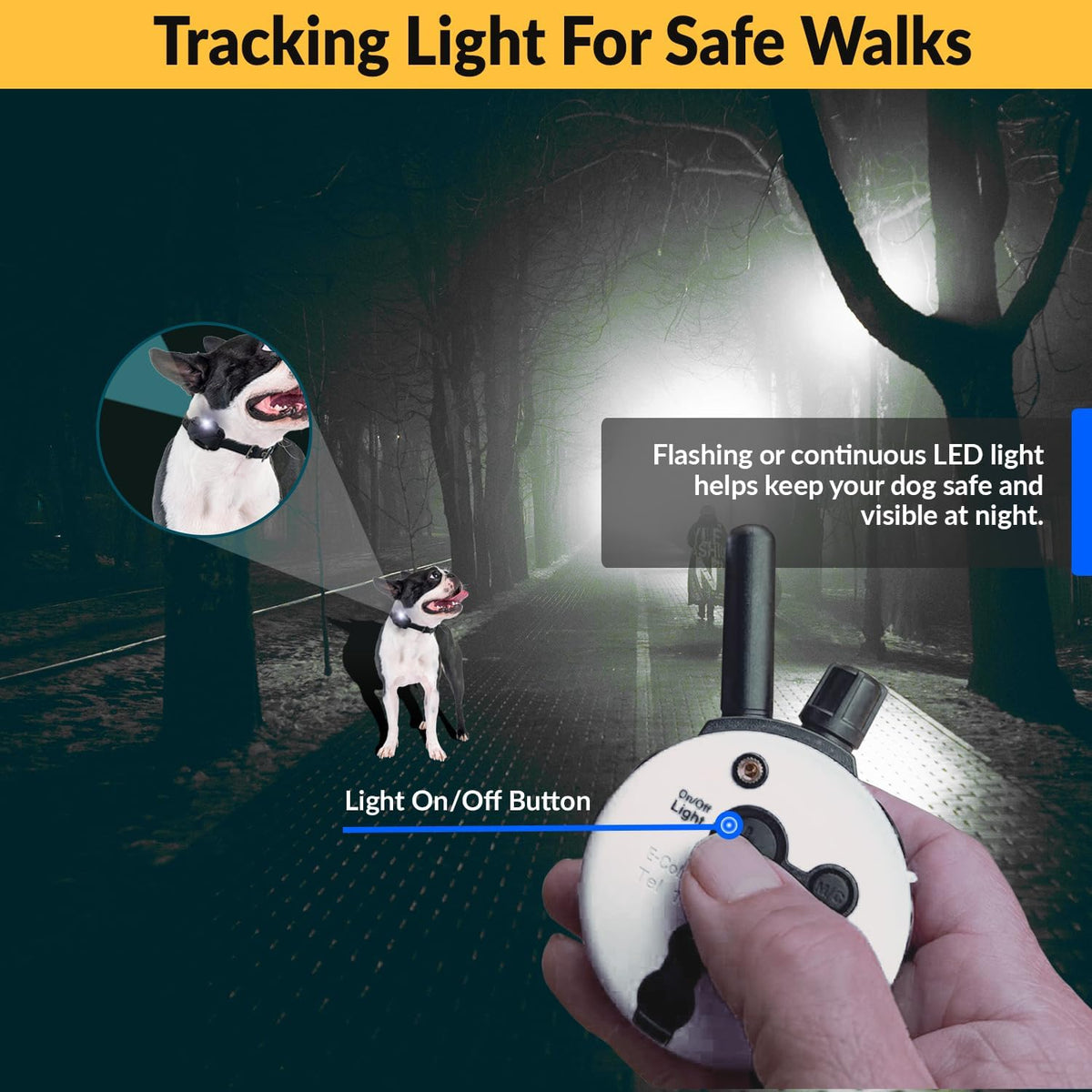 E-Collar Mini  ET-300 Remote Dog Training Collar, ZEN | 1/2 Mile Range, Waterproof & Rechargeable, 100 Levels + Vibration + Tone + Light, for 1 Dog Small to Medium
